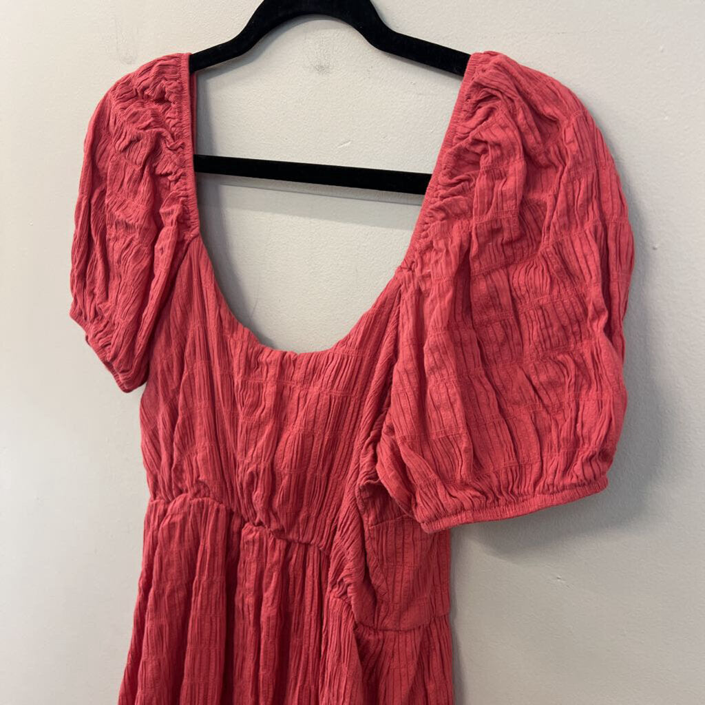 Showpo Pink Short Puff Sleeve Dress 8