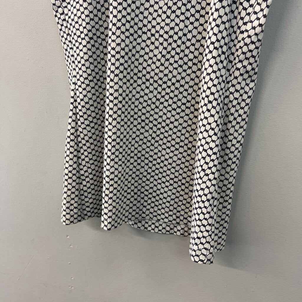 Anatomie White/ Black Print Tank Top Extra Small