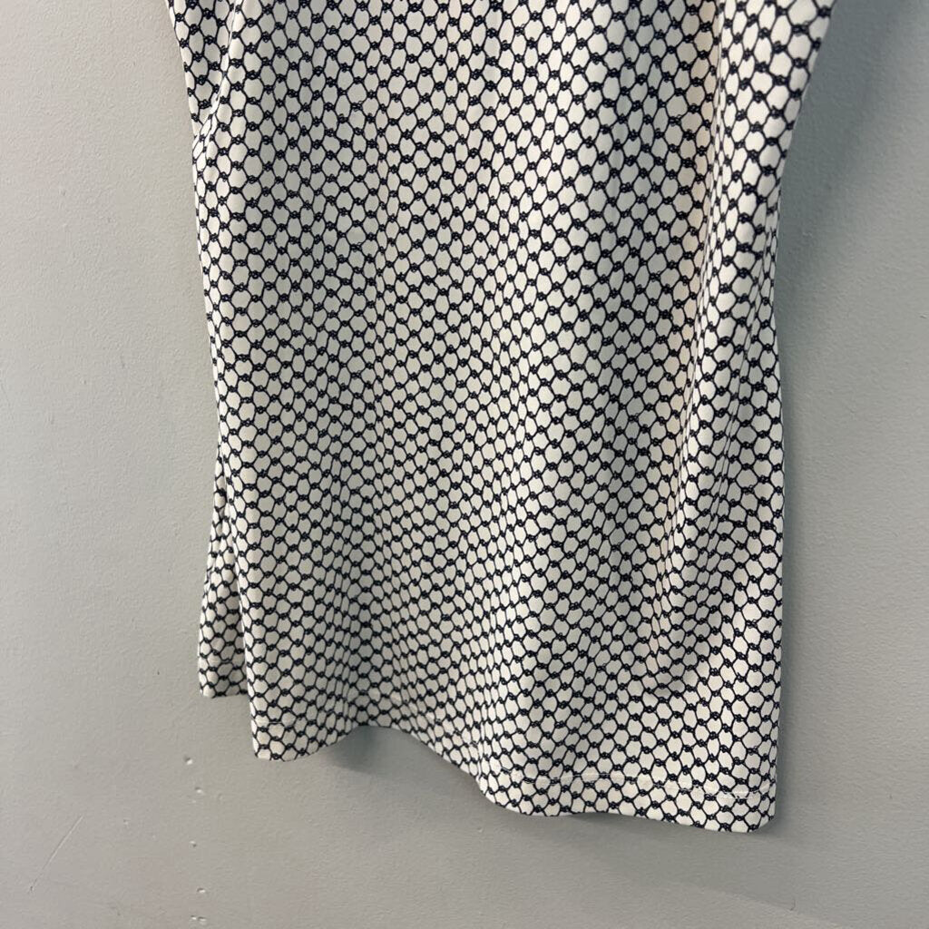 Anatomie White/ Black Print Tank Top Extra Small