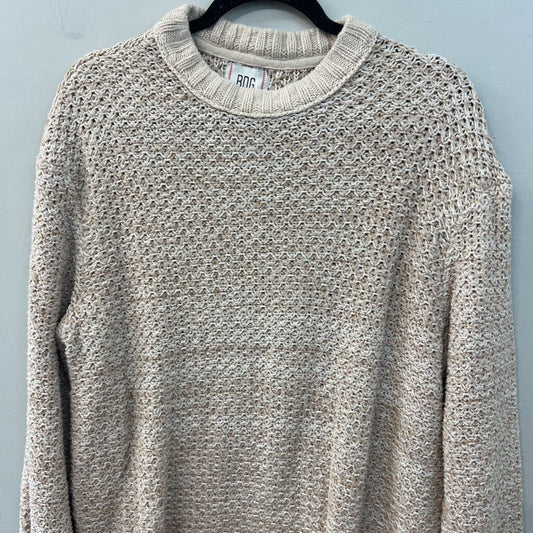 BDG Beige Knit Long Sleeve Sweater Top Medium