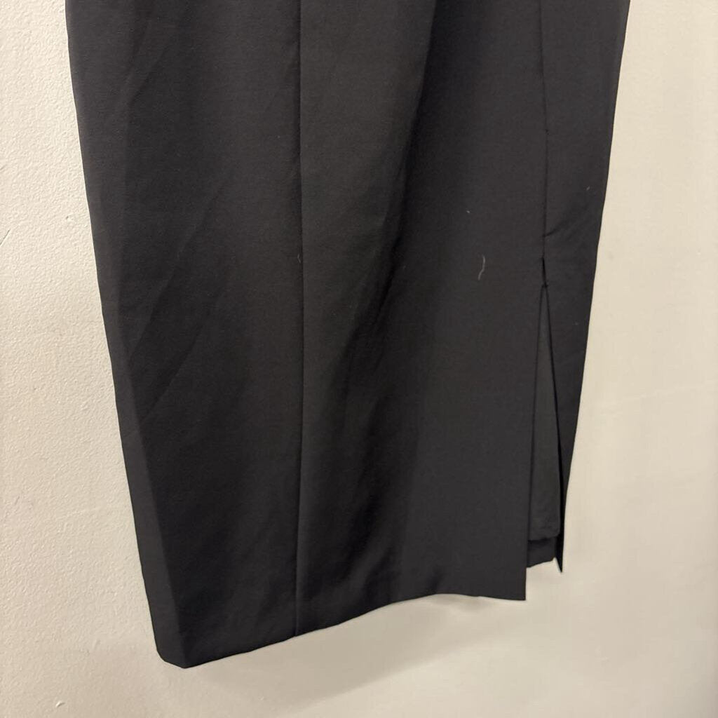 Eliza J Black Off Shoulder Midi Short Formal Dress 12