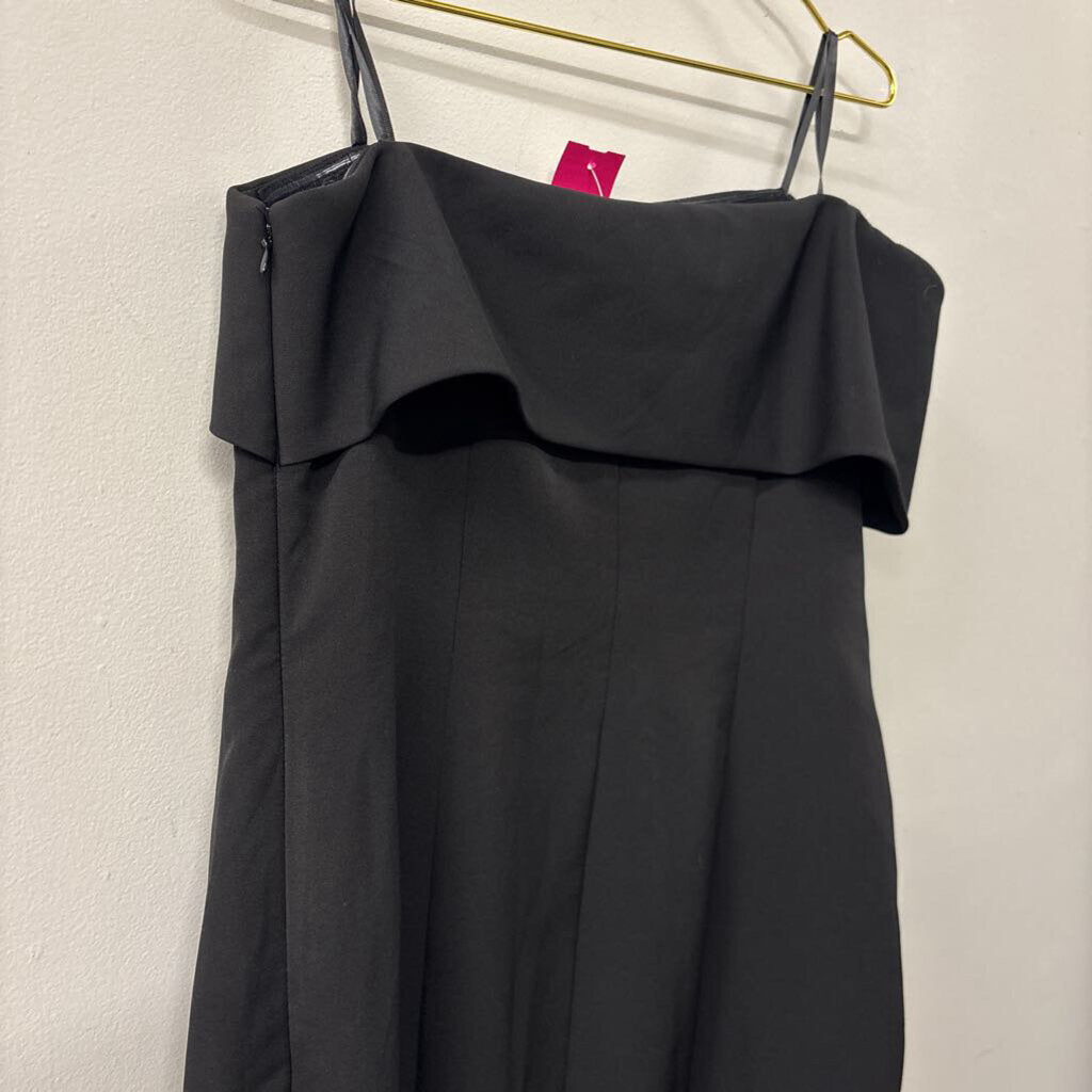 Eliza J Black Off Shoulder Midi Short Formal Dress 12