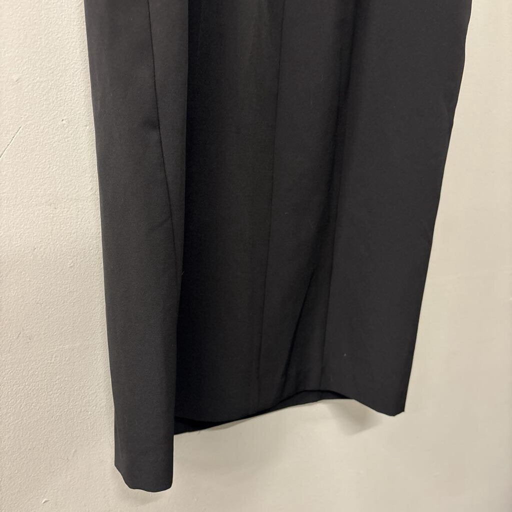 Eliza J Black Off Shoulder Midi Short Formal Dress 12