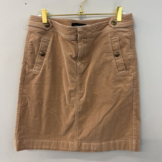 Talbots Brown Corduroy Skirt 6