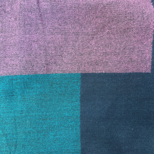 Green/ Blue Checkered Scarf Wrap