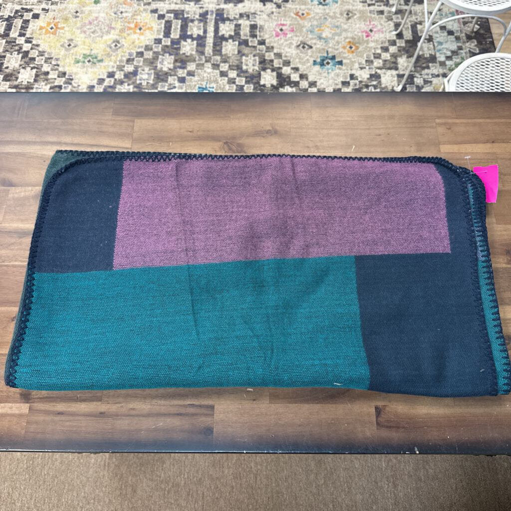 Green/ Blue Checkered Scarf Wrap