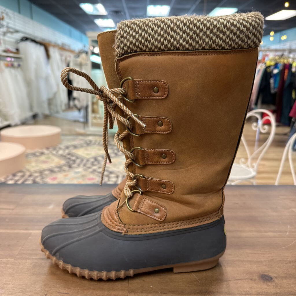 ESprit Brown Bristol EP Tall Duck Boots 7