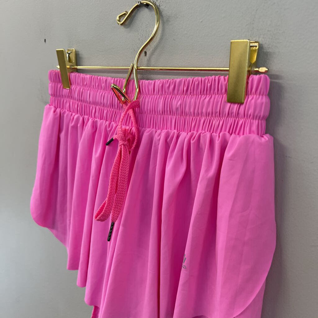 Luogongzi Bubblegum Pink Athletic Shorts Small
