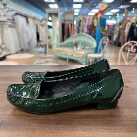 Michael Kors Green Loafers 6.5