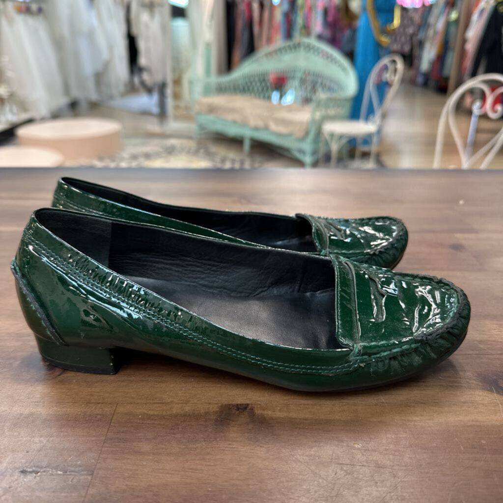 Michael Kors Green Loafers 6.5