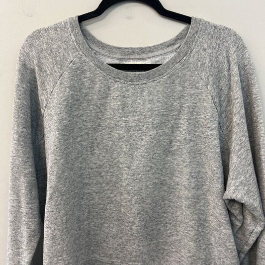 J Crew Grey Long Sleeve Pullover Top Extra Large