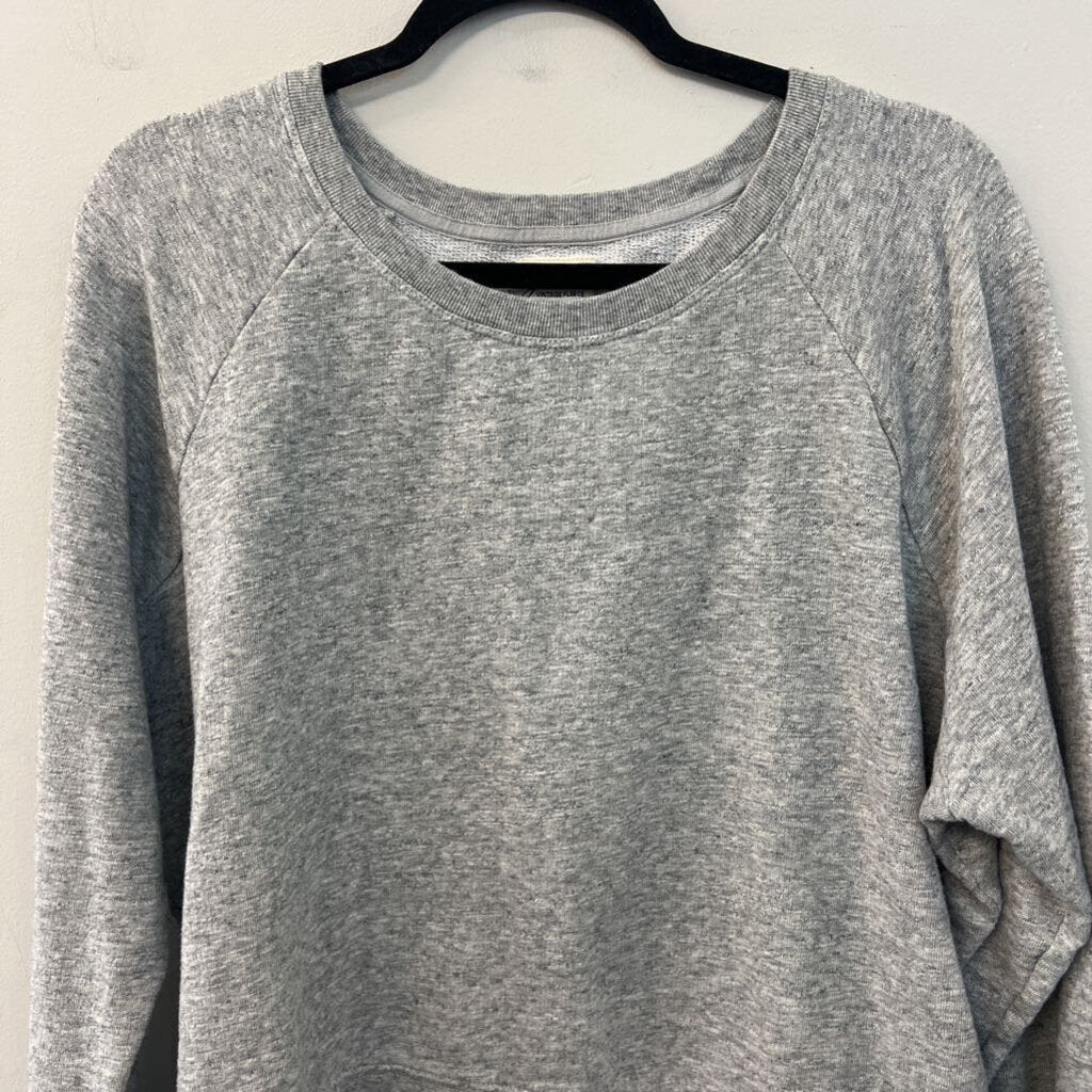 J Crew Grey Long Sleeve Pullover Top Extra Large