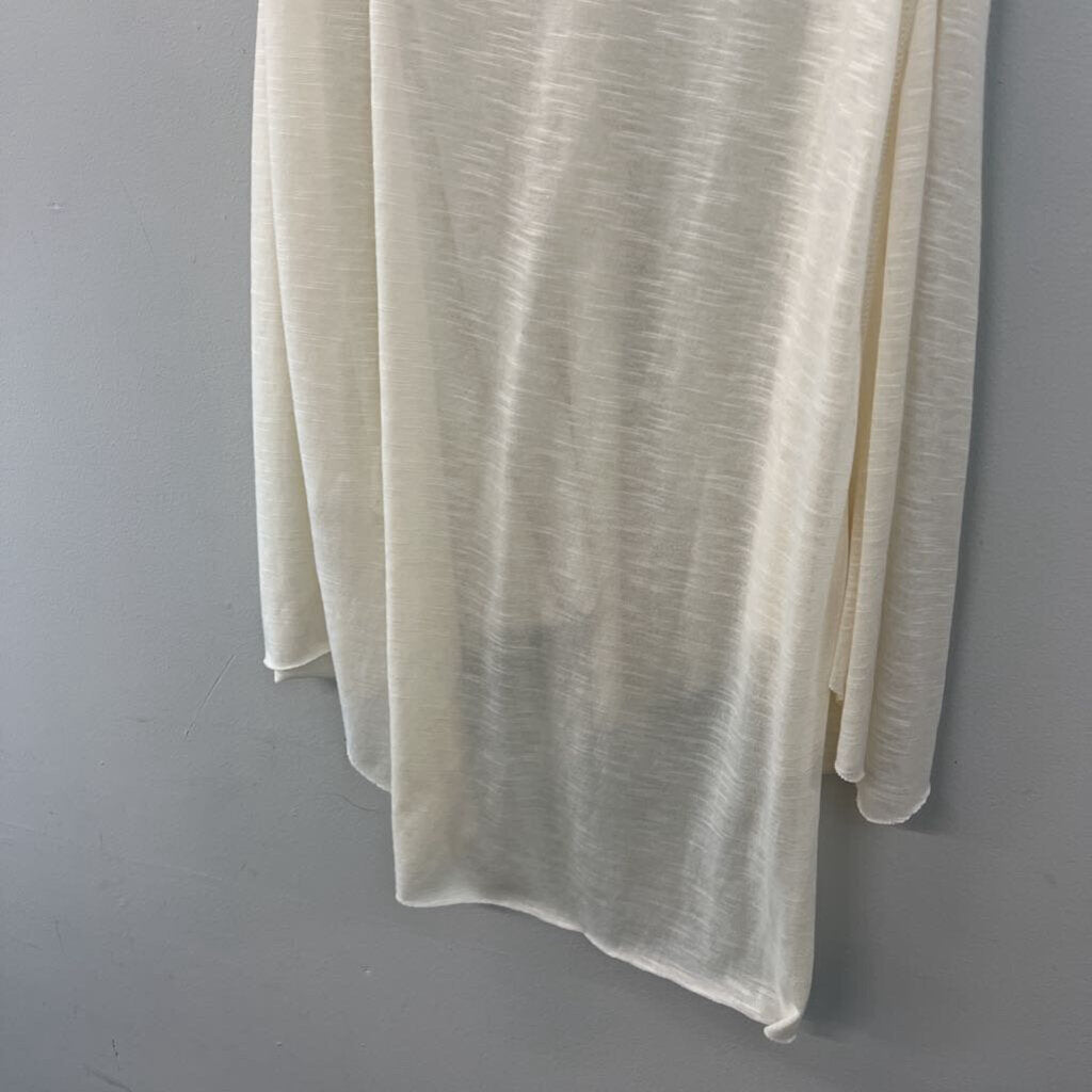 Umgee Cream V Neck Flowy Tank Top Medium