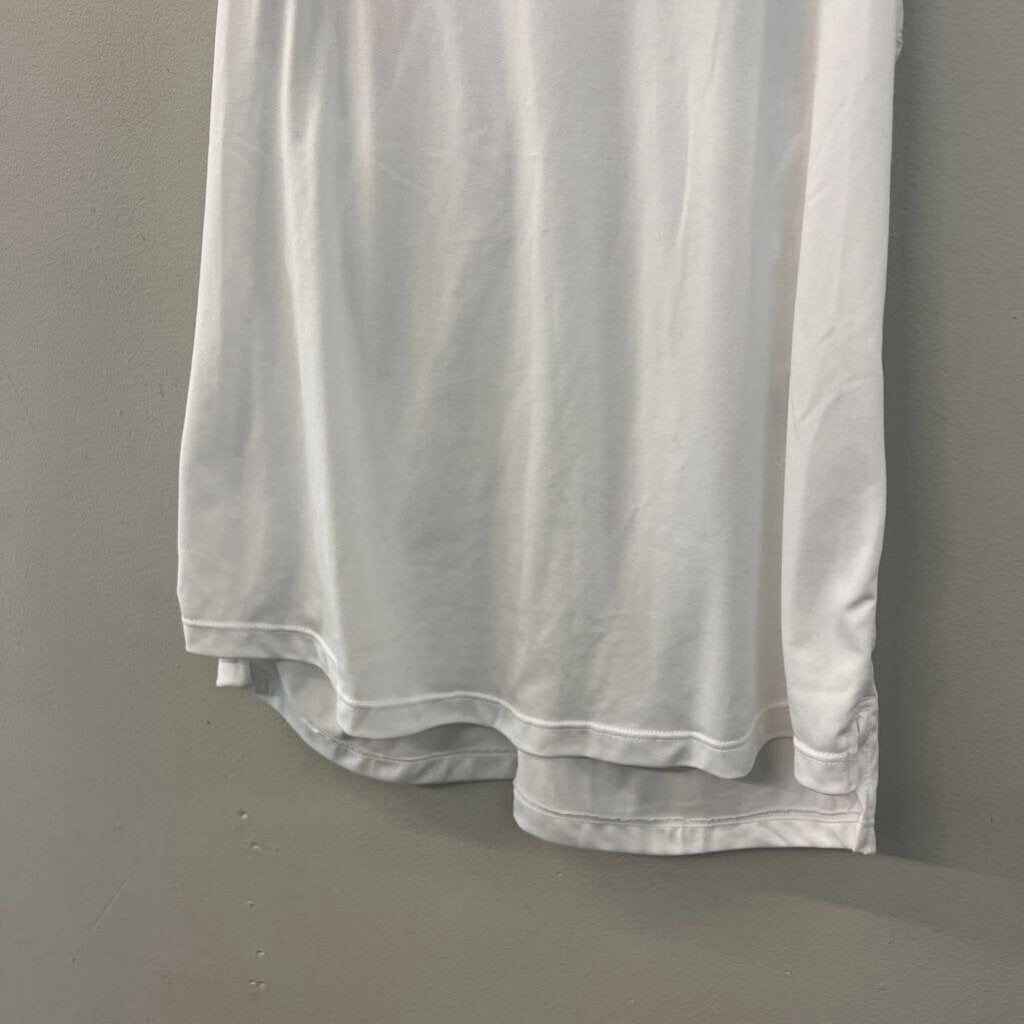 Nike White/ Black Athletic Tank Top Extra Small