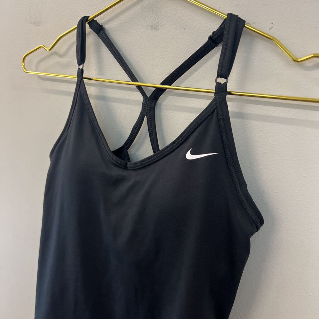 Nike Black Padded Athletic Tank Top Extra Small