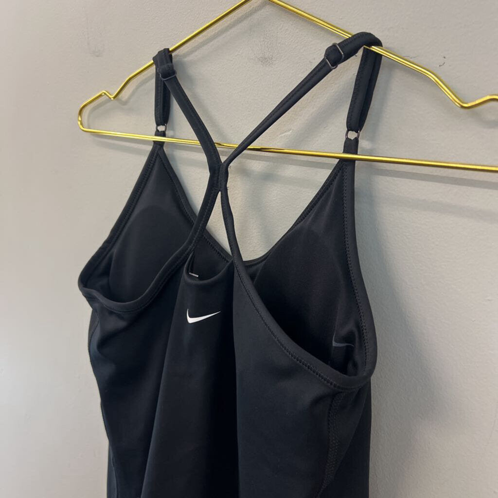 Nike Black Padded Athletic Tank Top Extra Small