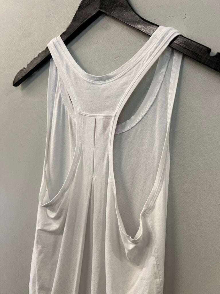 Lululemon White Athletic Tank Top Small