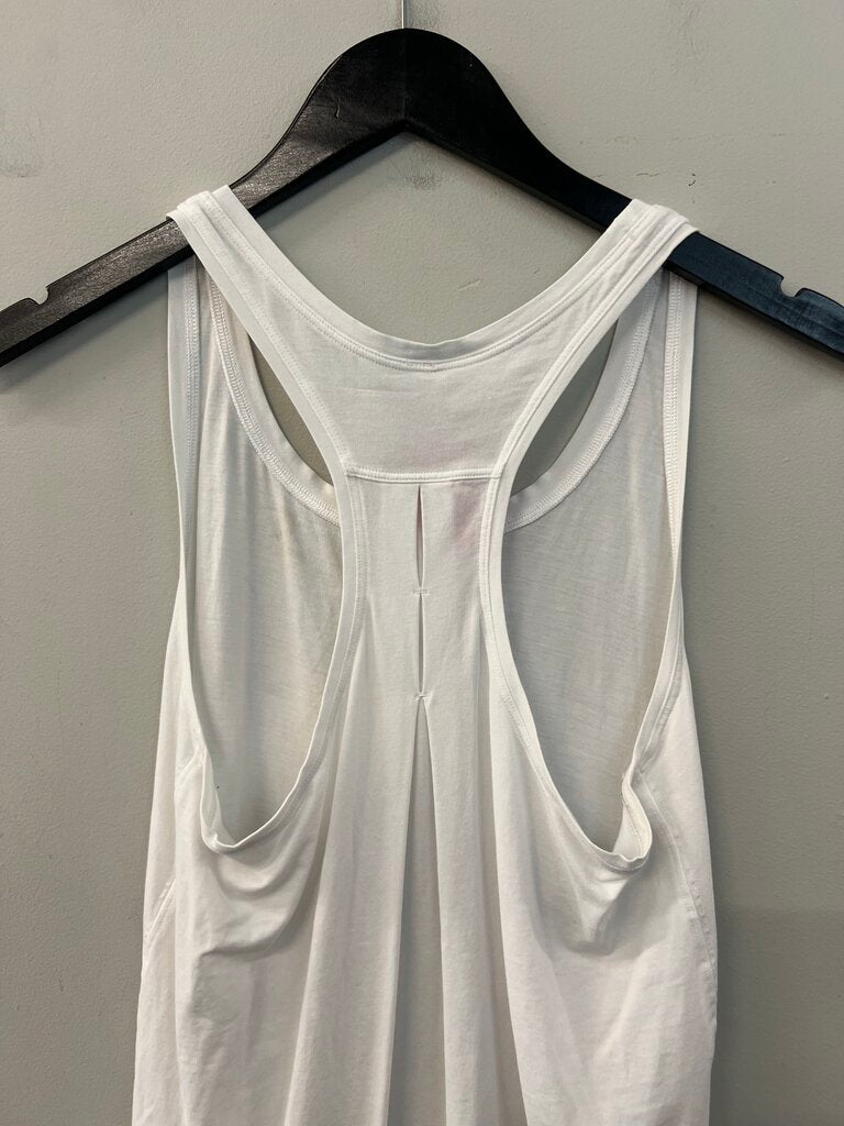 Lululemon White Athletic Tank Top Small