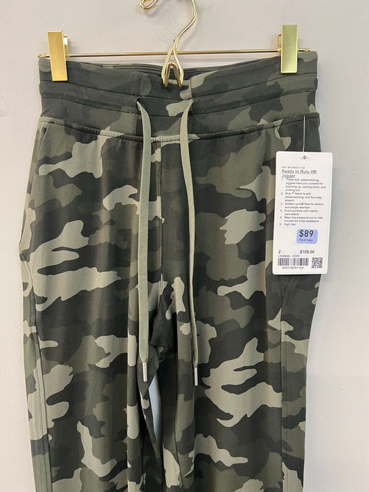 Lululemon Green Camo Print Ready To Rulu HR Joggers 2