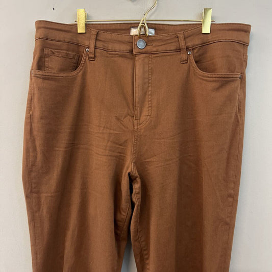 Kut Brown Diana Fab Ab Skinny Jeans 16