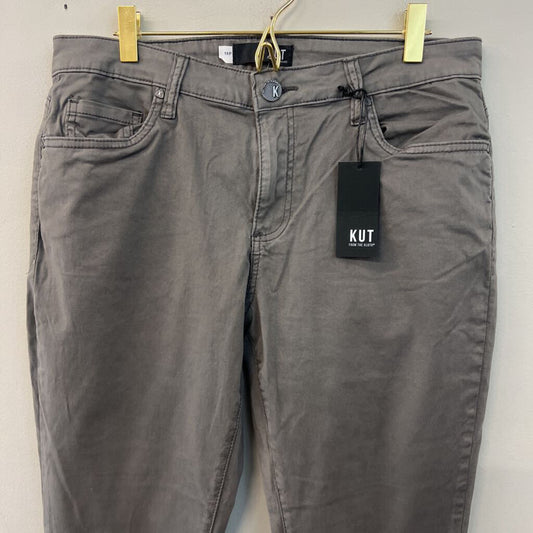 Kut Grey Donna Ankle Skinny Pants 16 Petite