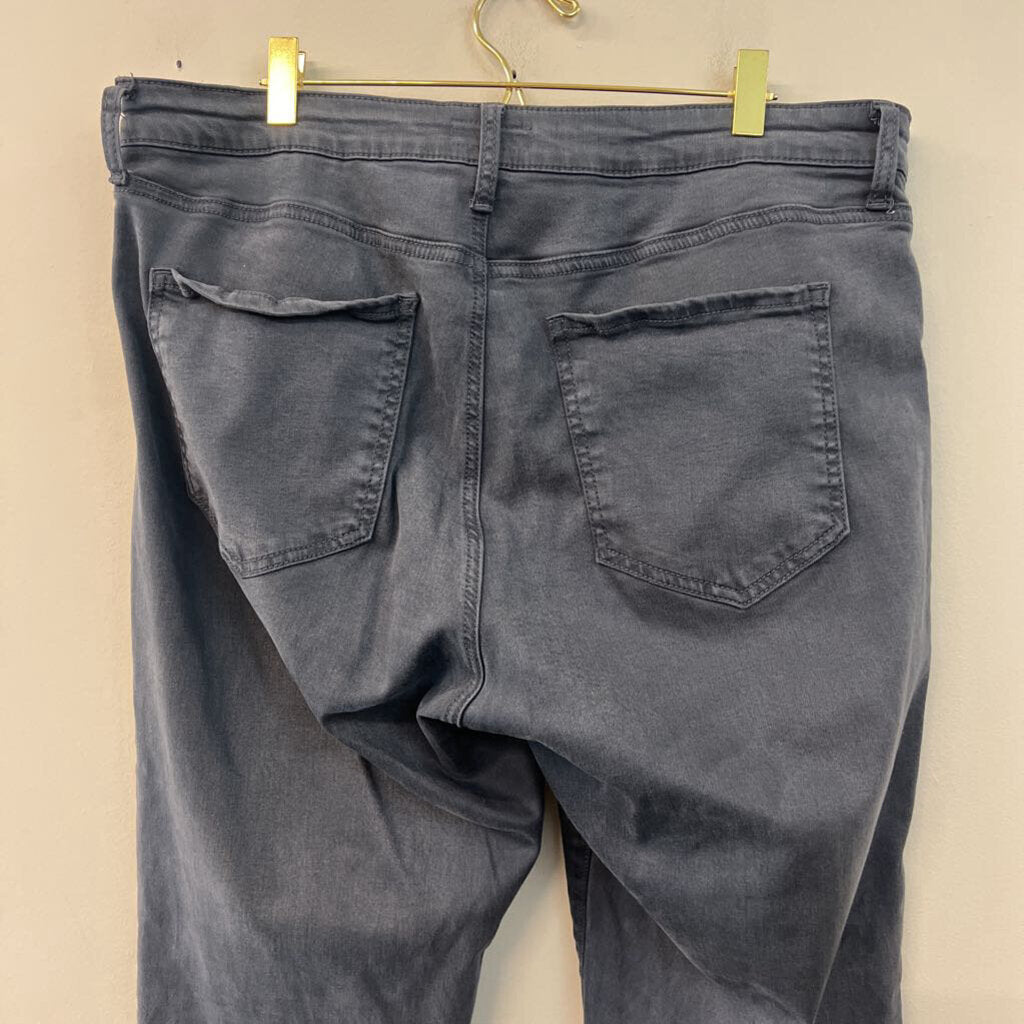 Kut Blue Amy Crop Straight Leg Jeans 16