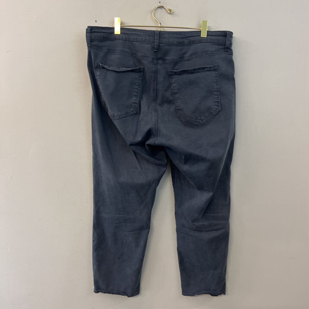 Kut Blue Amy Crop Straight Leg Jeans 16