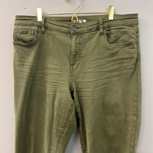 Kut Green Straight Leg Jeans 16