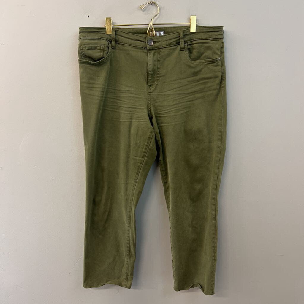 Kut Green Straight Leg Jeans 16