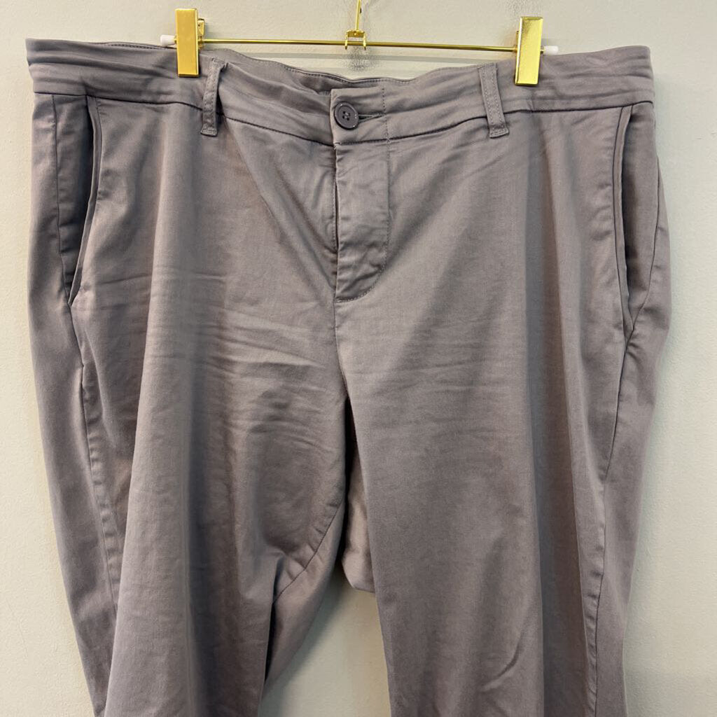 Kut Grey Ankle Trouser Pants 16W