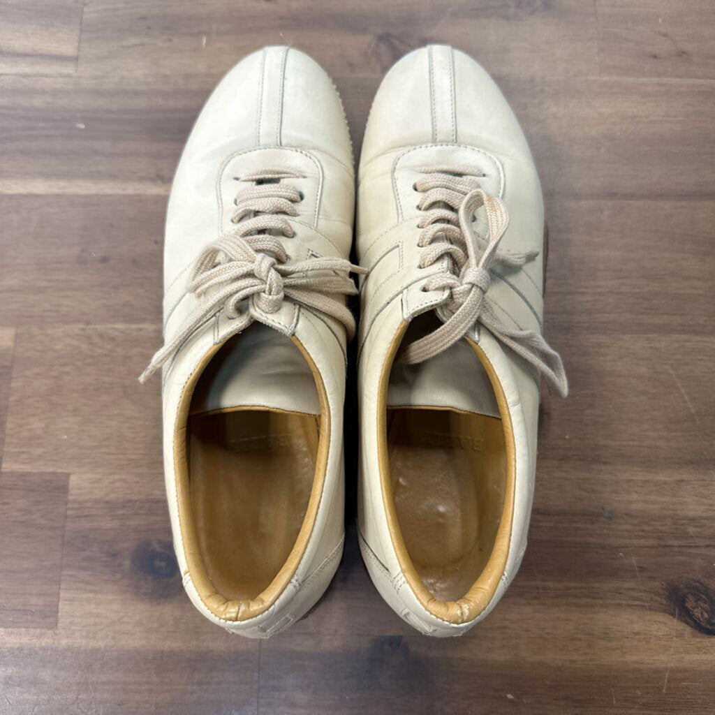Bally Light Brown Leather Low Sneakers 38.5