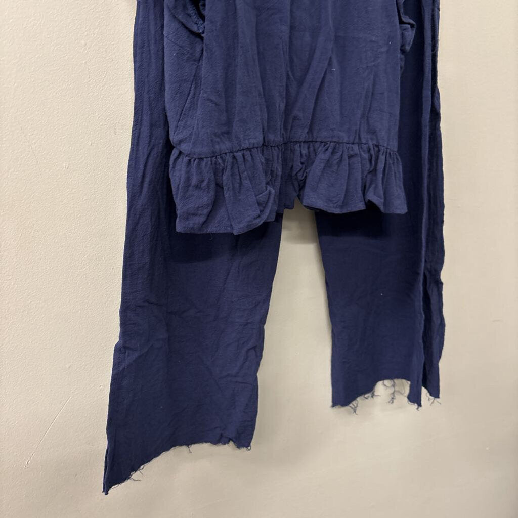 FancyInn Blue Short Sleeve Top/ Pants Set Small
