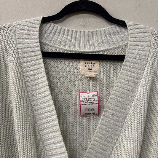 Billabong Faux Wrap Knit Sweater Medium