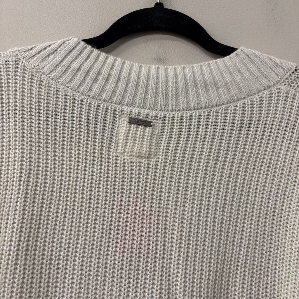 Billabong Faux Wrap Knit Sweater Medium
