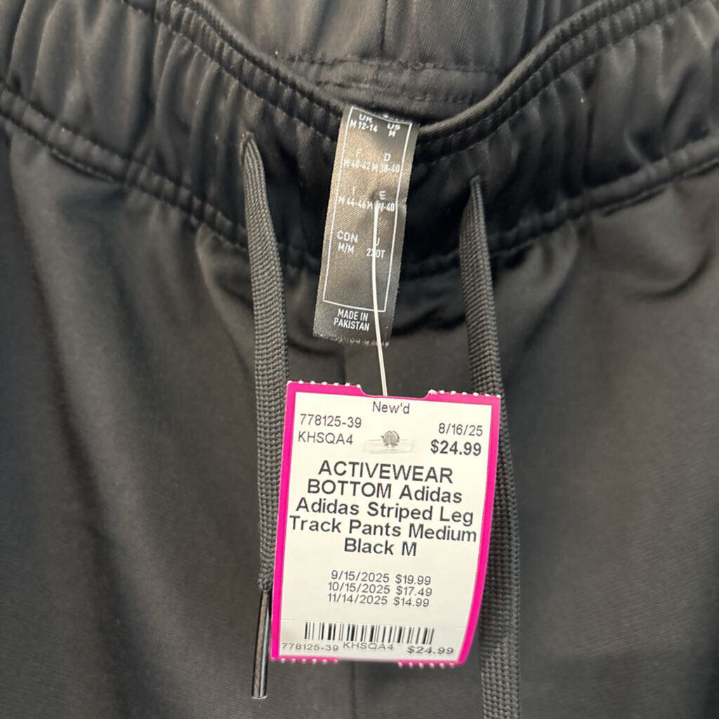 Adidas Striped Leg Track Pants Medium