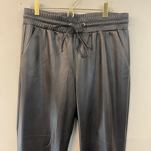Loft Faux Leather Jogger Pants Medium