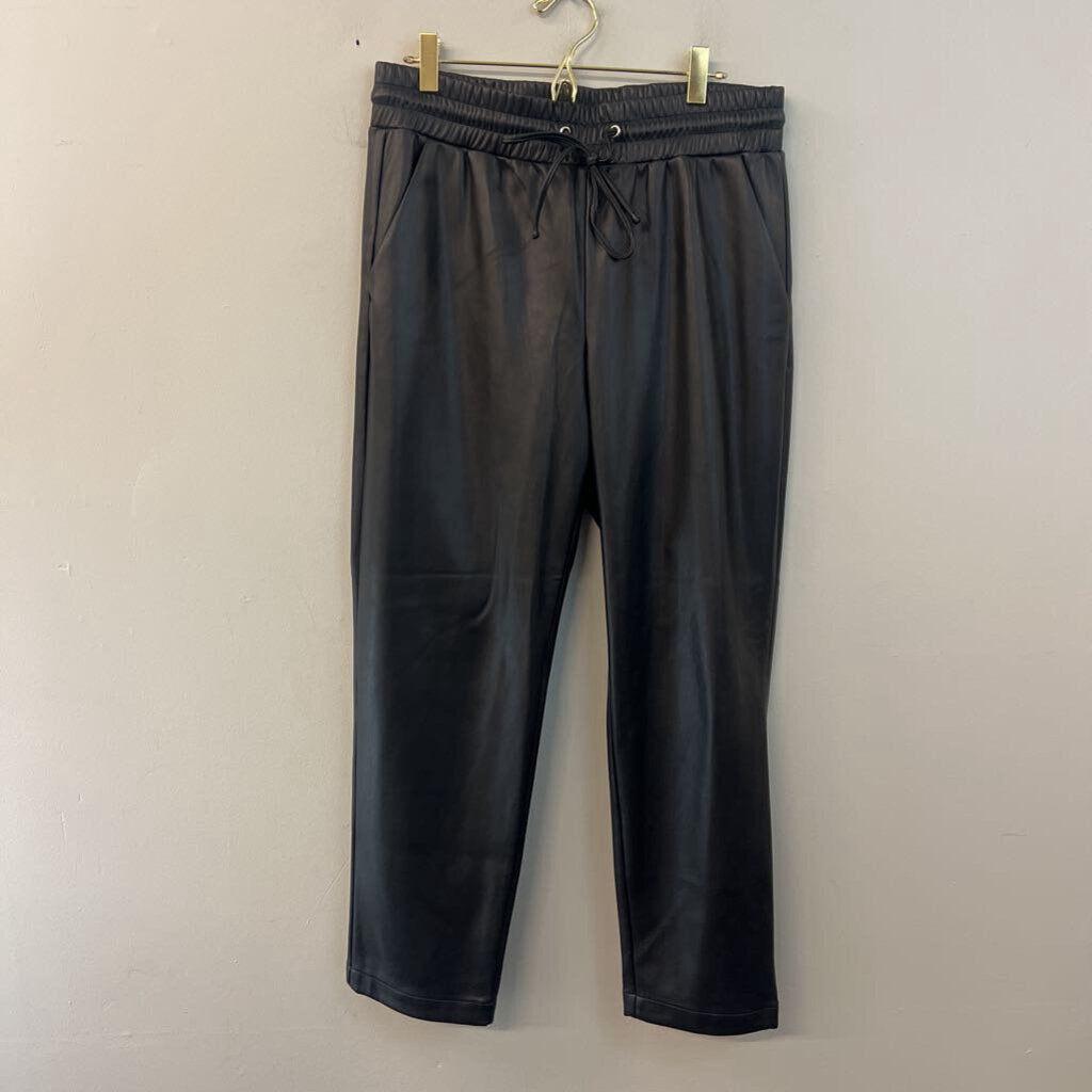 Loft Faux Leather Jogger Pants Medium