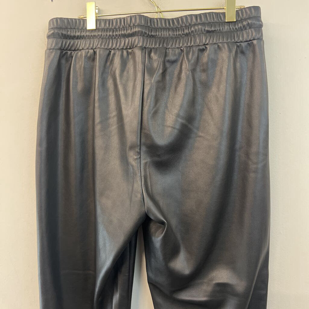 Loft Faux Leather Jogger Pants Medium