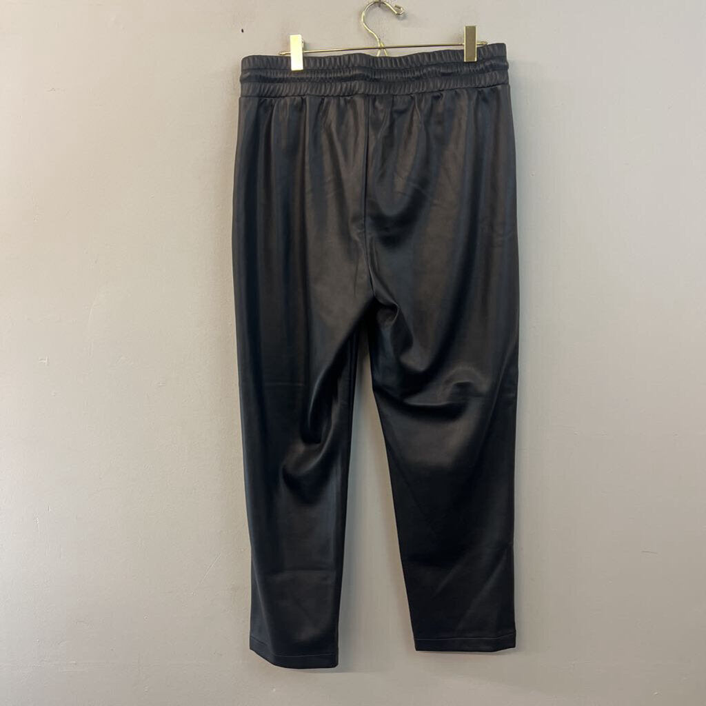 Loft Faux Leather Jogger Pants Medium
