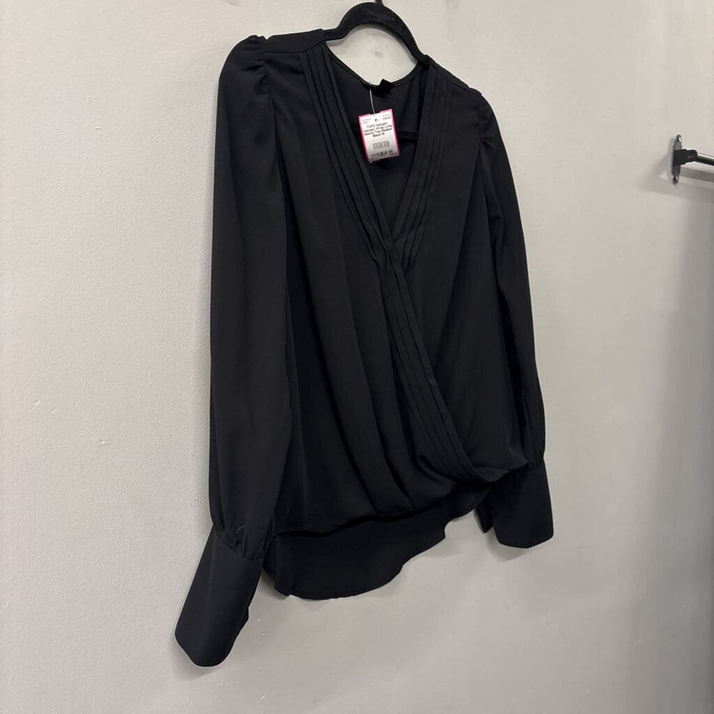 Halogen Wrap Long Sleeve Top Medium