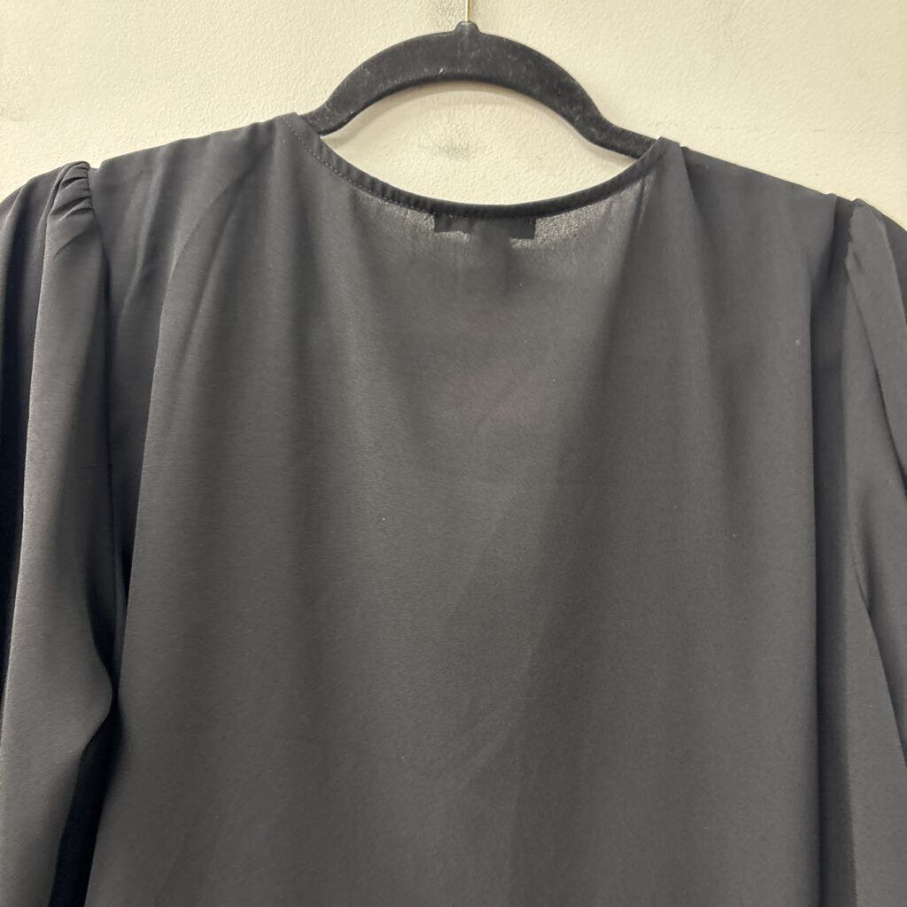 Halogen Wrap Long Sleeve Top Medium