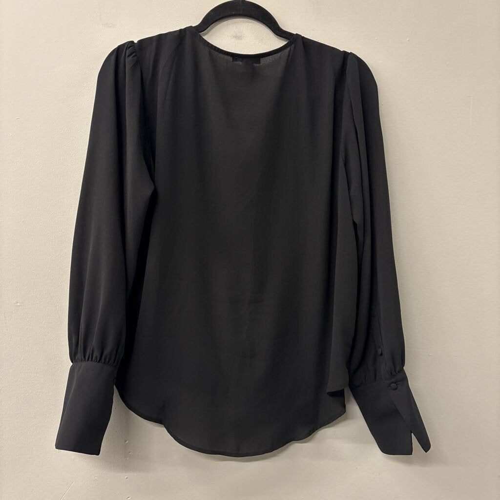 Halogen Wrap Long Sleeve Top Medium