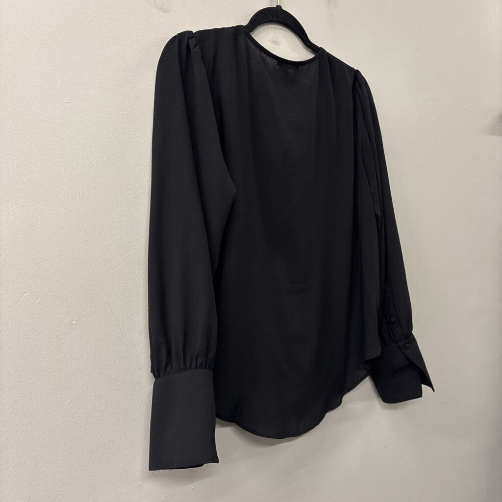 Halogen Wrap Long Sleeve Top Medium