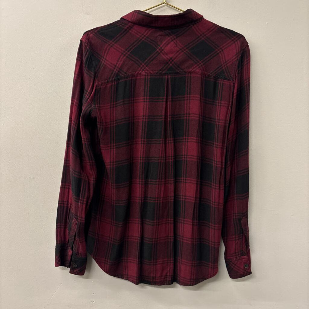Rails Plaid Long Sleeve Button Up Shirt Medium