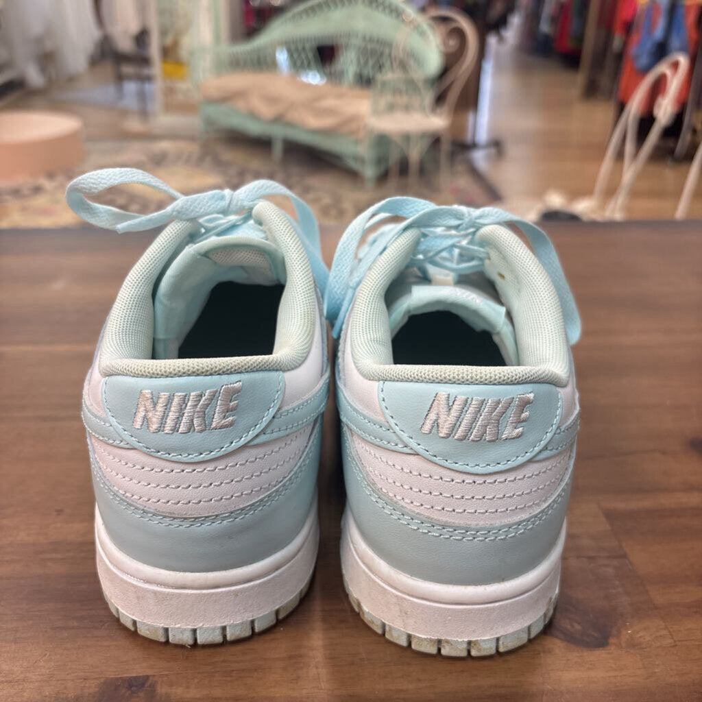 Nike Light Blue/White Low Dunks 9.5