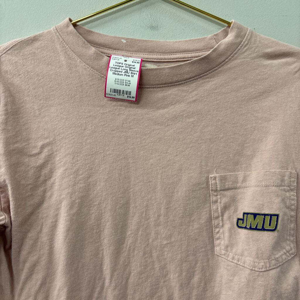 Original League Long Sleeve Cropped JMU Shirt Medium