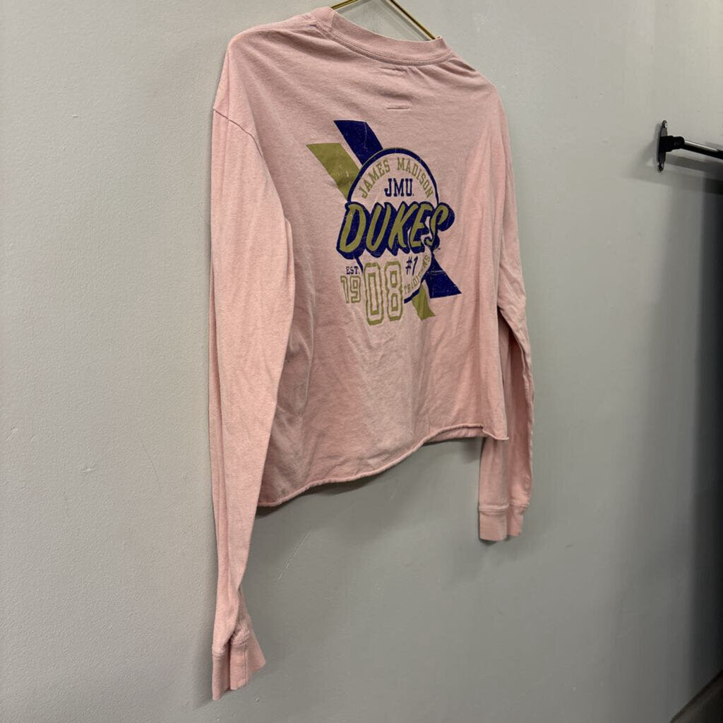 Original League Long Sleeve Cropped JMU Shirt Medium
