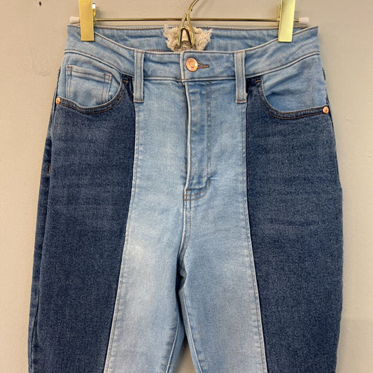 Altar'd State Two Toned Flared Jeans 27