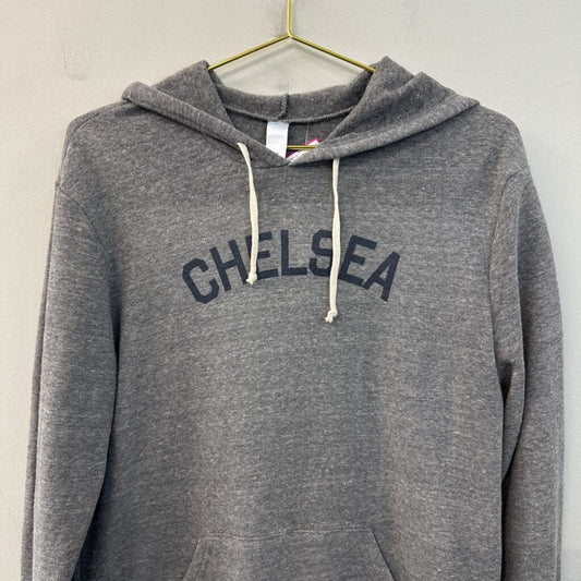 Grey "Chelsea" Pullover Hoodie Medium