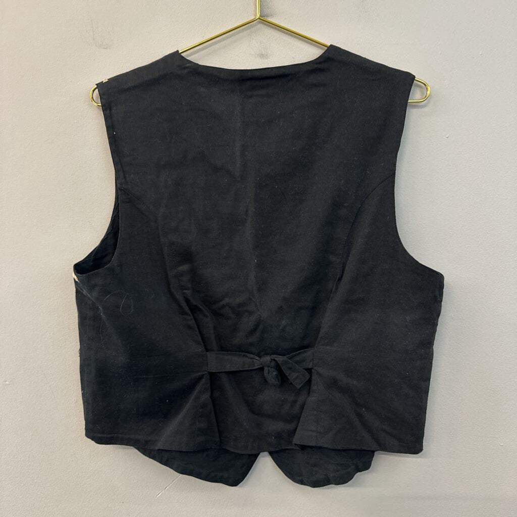 Vintage Paul Harris Design Embroidered Vest Large